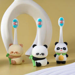 Kids Cute Panda Toothbrush Gentle Care Daily