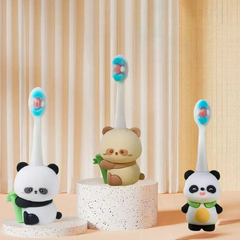 Kids Cute Panda Toothbrush Gentle Care Daily