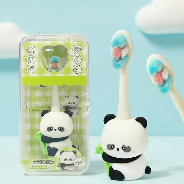Kids Cute Panda Toothbrush Gentle Care Daily