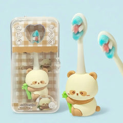 Kids Cute Panda Toothbrush Gentle Care Daily