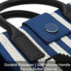 Cute Puppy Blue Vertical Style - Mini Crossbody Bag