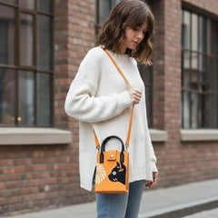 Compact Cat-Themed Style - Mini Crossbody Bag