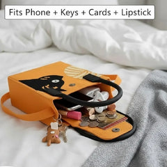 Compact Cat-Themed Style - Mini Crossbody Bag
