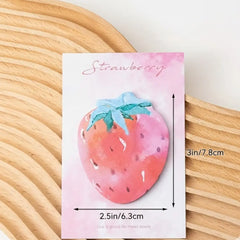 Artistic Fruit Series Sticky Notes: 30 Sheets Per Pad