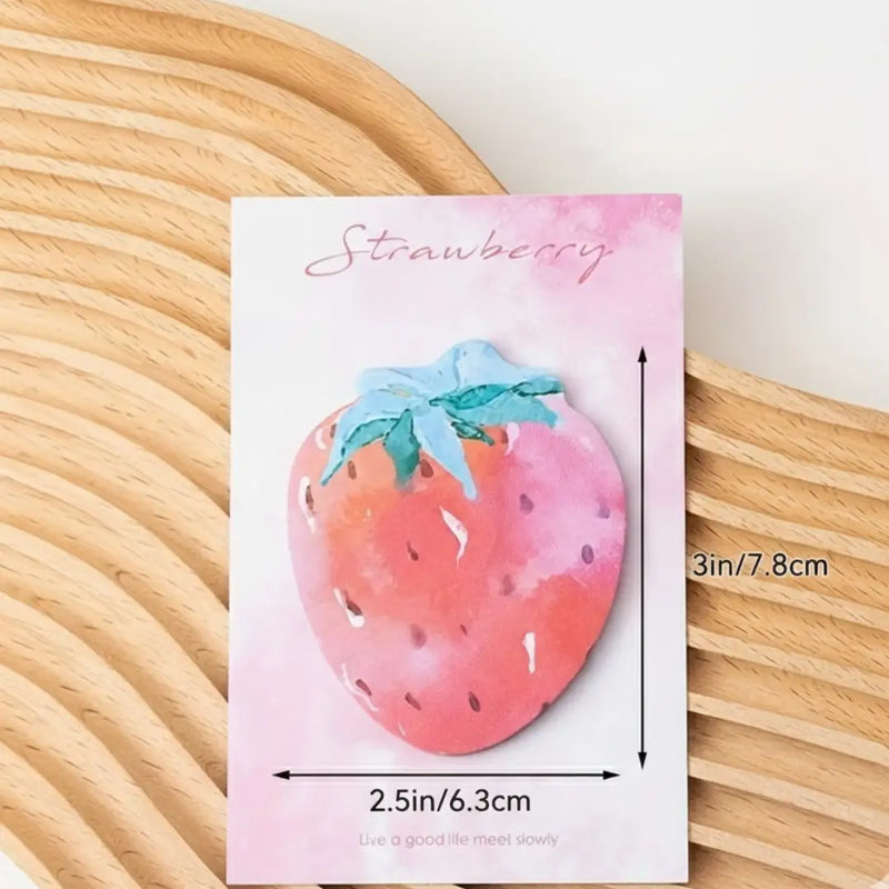 Artistic Fruit Series Sticky Notes: 30 Sheets Per Pad