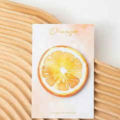 Artistic Fruit Series Sticky Notes: 30 Sheets Per Pad