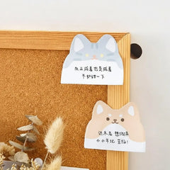 Kawaii Zoo Series Animal Sticky Notes Pastel Style