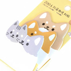 Kawaii Zoo Series Animal Sticky Notes Pastel Style