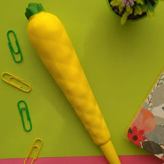Yellow Pineapple Squishy Gel Pen Cute Desk Accessory