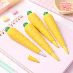 Yellow Pineapple Squishy Gel Pen Cute Desk Accessory