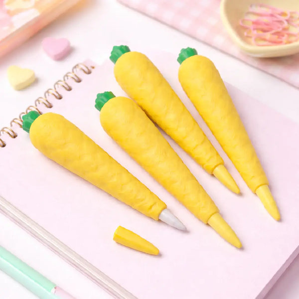 Yellow Pineapple Squishy Gel Pen Cute Desk Accessory