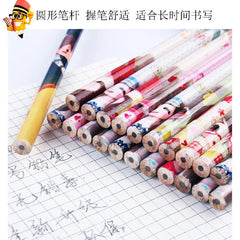 Kawaii Fruit Series: 6-Piece Decorative HB Pencil Set