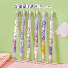 Cute Purple Planet 0.5mm Mechanical Pencil Kawaii Design