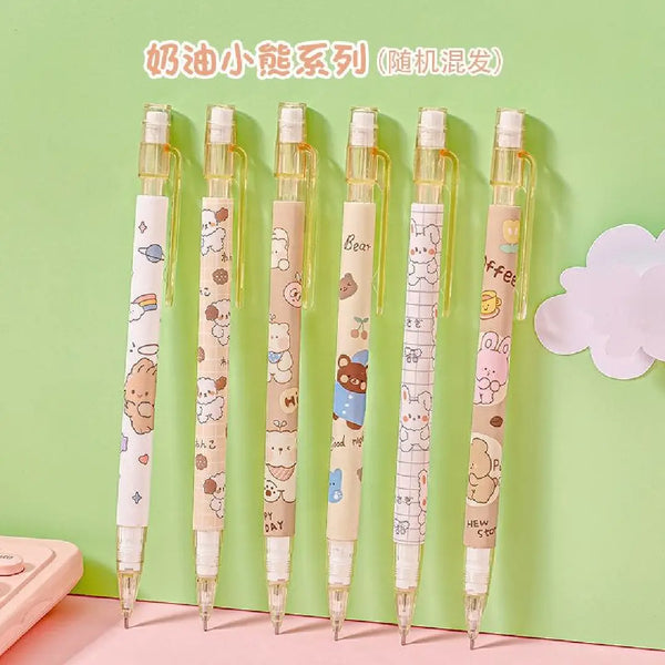 Cute Creamy Bear Series 0.5mm Mechanical Pencil  Kawaii Design