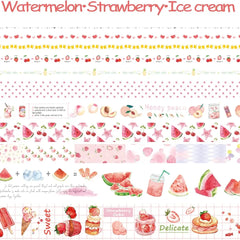 Sweet Summer Washi Tape 10 Rolls of Decorative Collection Set