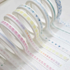 Pastel Dreamy Washi Tape Collection 10 Rolls Set