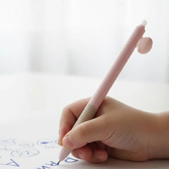 Aesthetic Pastel Pink Heart Gel Soft Grip Pens