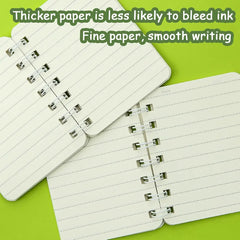 Cute Panda Illustration- Aesthetic A7 Mini Spiral Notepad