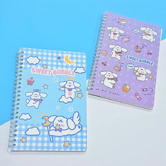 Sweet Bubble Illustration - Aesthetic Cover A5 Spiral Notebook