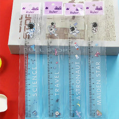 Astronaut & Space Series Acrylic Ruler – 15cm Clear Measuring Tool