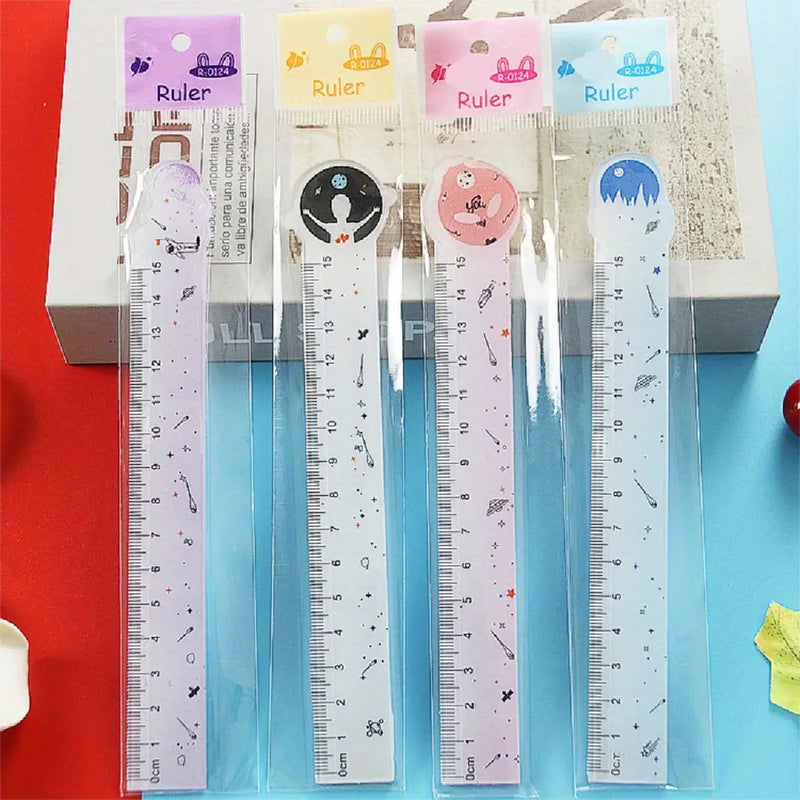 Kawaii Pastel Galaxy Measuring - 15cm Acrylic Ruler