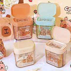 Kawaii Capybara Pencil Sharpener with Two-Hole