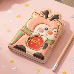 Kawaii Deer Mini Pocket Diary – Adorable Pastel Journal