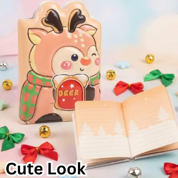 Kawaii Deer Mini Pocket Diary – Adorable Pastel Journal
