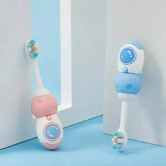 Kids Astronaut & Rocket Style Toothbrush – Colorful Kids Brush