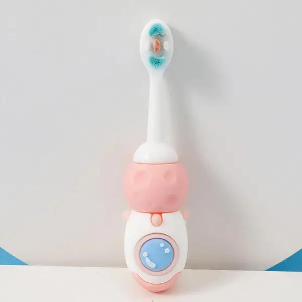 Kids Astronaut & Rocket Style Toothbrush – Colorful Kids Brush