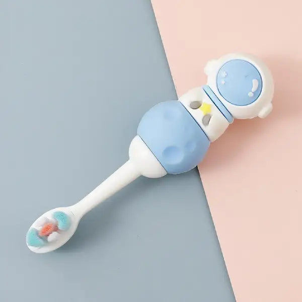 Kids Astronaut & Rocket Style Toothbrush – Colorful Kids Brush