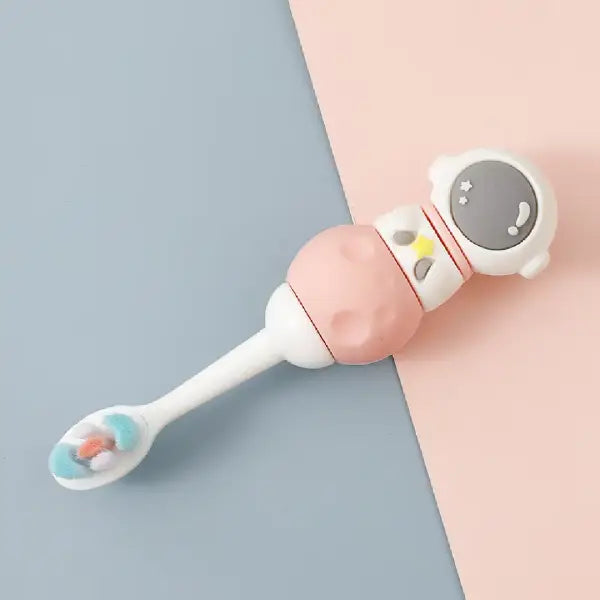 Kids Astronaut & Rocket Style Toothbrush – Colorful Kids Brush