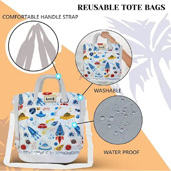 Korean Style Bag With Space Theme – Casual Daily Use