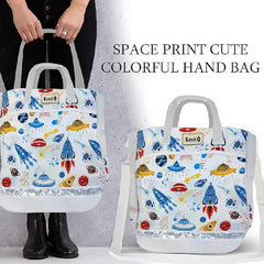 Korean Style Bag With Space Theme – Casual Daily Use