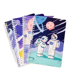 Astro-Bear Cute Space Notebook – Individual Spiral Bound Journal