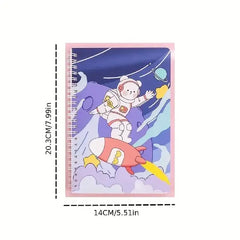 Astro-Bear Cute Space Notebook – Individual Spiral Bound Journal
