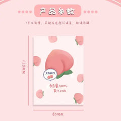Pink Peach Illustration - Aesthetic Cover A5 Notebook