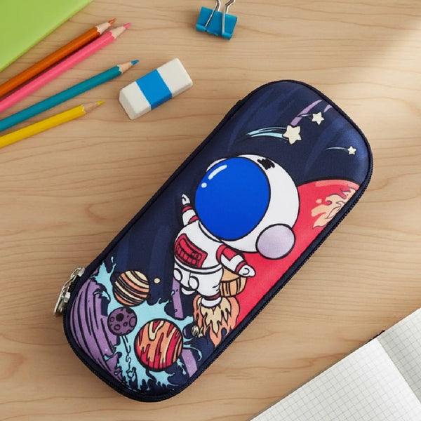 Cute Astronaut Pencil Case – Large Capacity Organizer