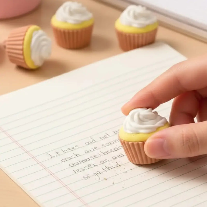 Sweet Treats Miniature Cupcake Eraser – Desk Accessories