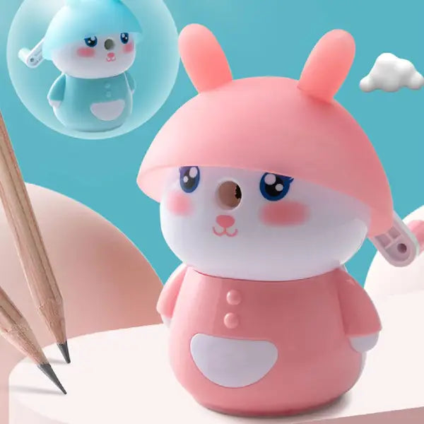 Cute Rabbit Pencil Sharpener with Adjustable Blade