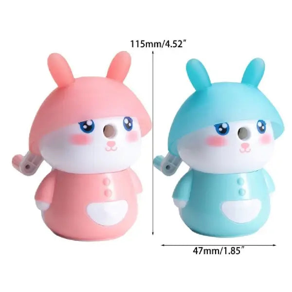 Cute Rabbit Pencil Sharpener with Adjustable Blade