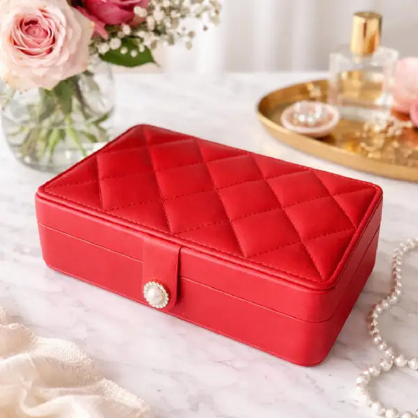 Elegant Jewellery Storage Box with Compartments