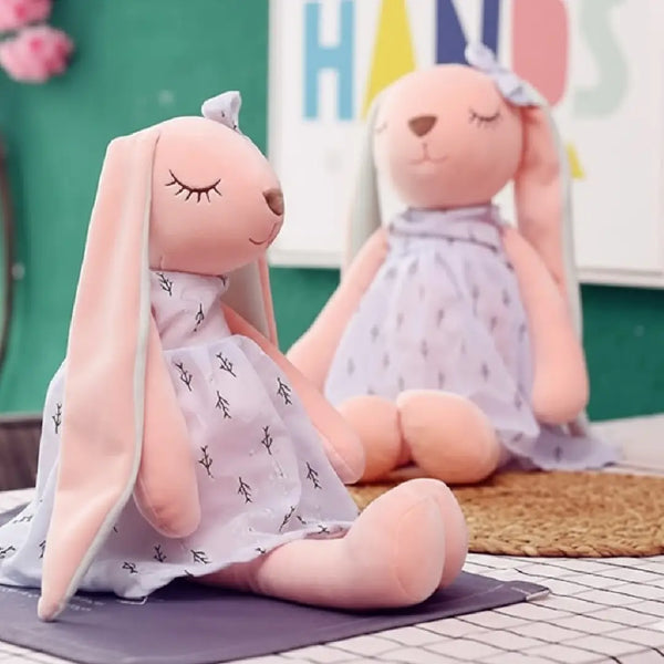 Cute Bunny Rabbit Plush Toy with Frock 35 Cm