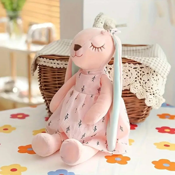 Cute Bunny Rabbit Plush Toy with Frock 35 Cm