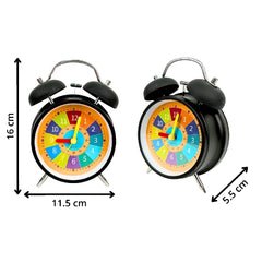 Rainbow Dial Classic Alarm Clock –  Kids Learning & Home Decor