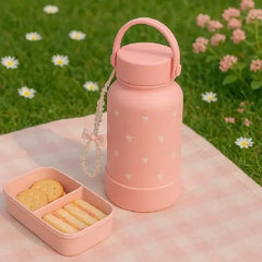 Sweet DIY Bow Insulated Tumbler with Charm (1000ml)