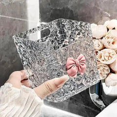 Bow Wall Mounted Storage DIY Box - Makeup Organizer - Tissue Paper Box