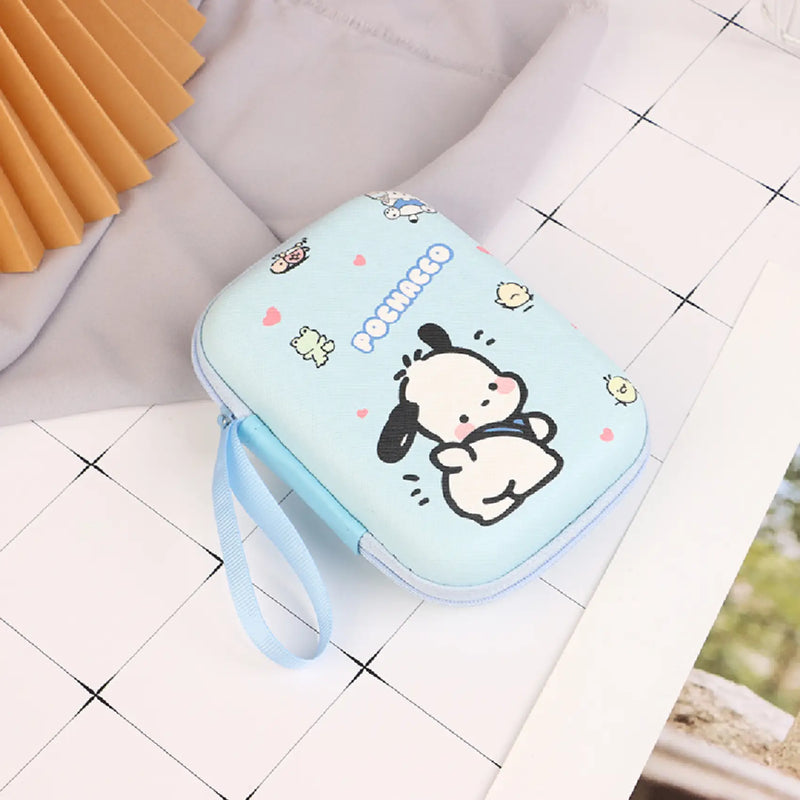 Cute Duffy Bear Portable Storage Pouch – Mini Zipper Case for Headphones, USB Cables