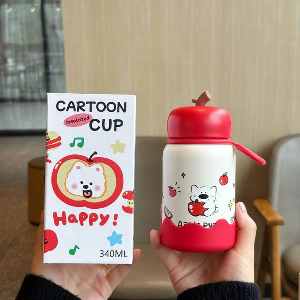 Hello Puppy Fruit Insulated Stainless Steel Water Bottle