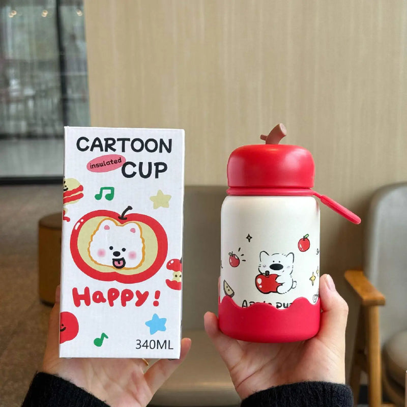 Hello Puppy Fruit Insulated Stainless Steel Water Bottle